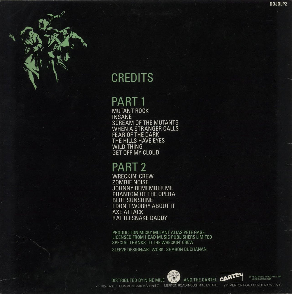 The Meteors (80s) The Curse Of The Mutants - EX UK vinyl LP album (LP record)