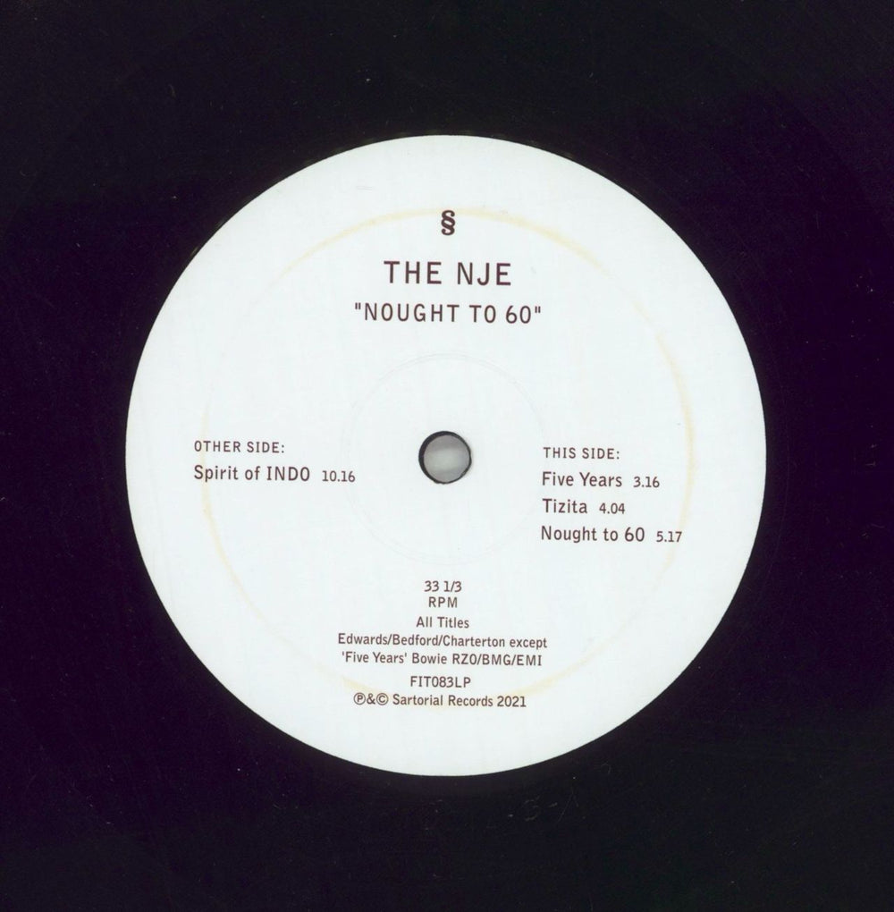 The Near Jazz Experience Nought To 60 UK vinyl LP album (LP record) 81GLPNO859487