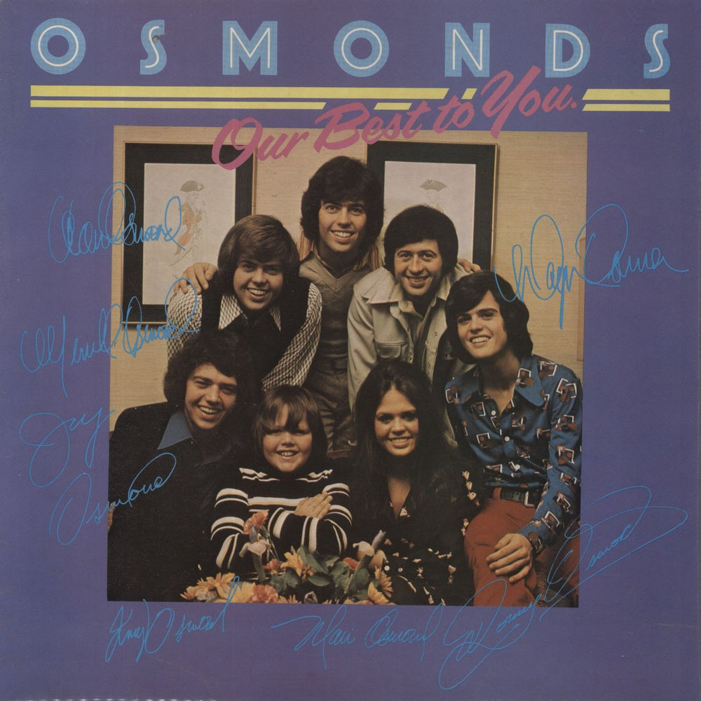 The Osmonds Our Best To You UK vinyl LP album (LP record) 2315300