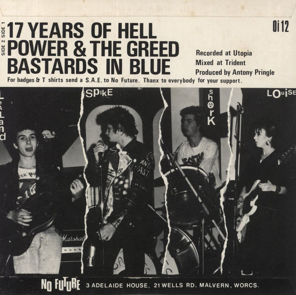 The Partisans 17 Years Of Hell UK 7" vinyl single (7 inch record / 45)