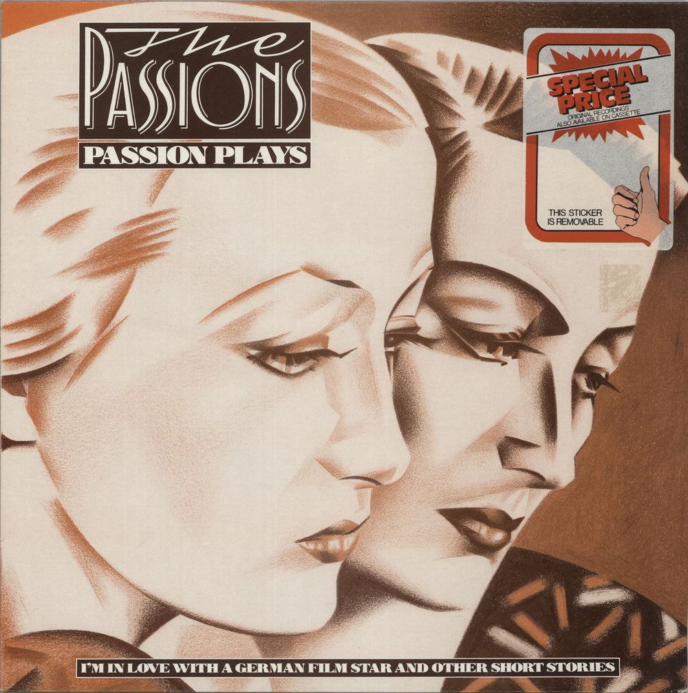 The Passions Passion Plays UK vinyl LP album (LP record) SPELP85