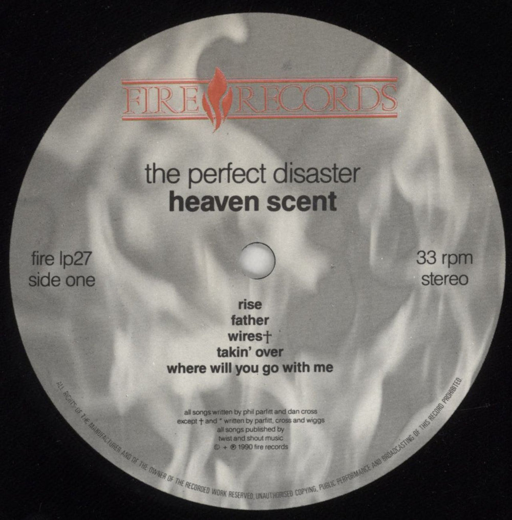 The Perfect Disaster Heaven Scent UK vinyl LP album (LP record) TJ6LPHE405502
