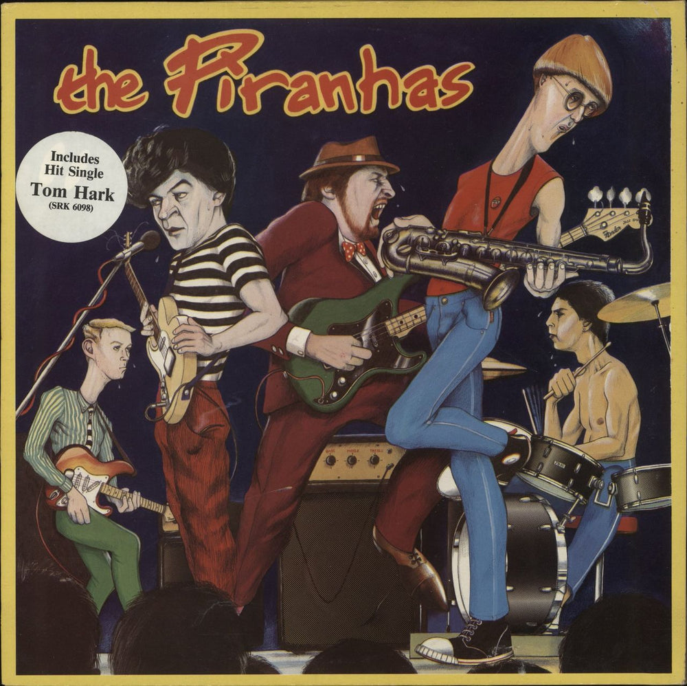 The Piranhas The Piranhas - stickered UK vinyl LP album (LP record) SRK6098