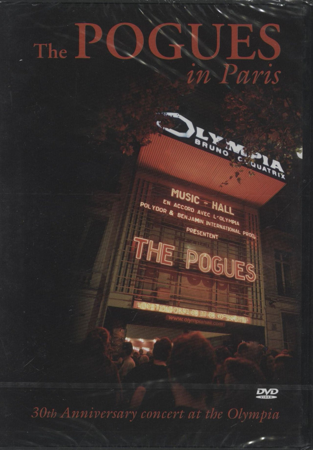 The Pogues In Paris - 30th Anniversary Concert At The Olympia - Sealed French DVD-Audio disc 371962-5