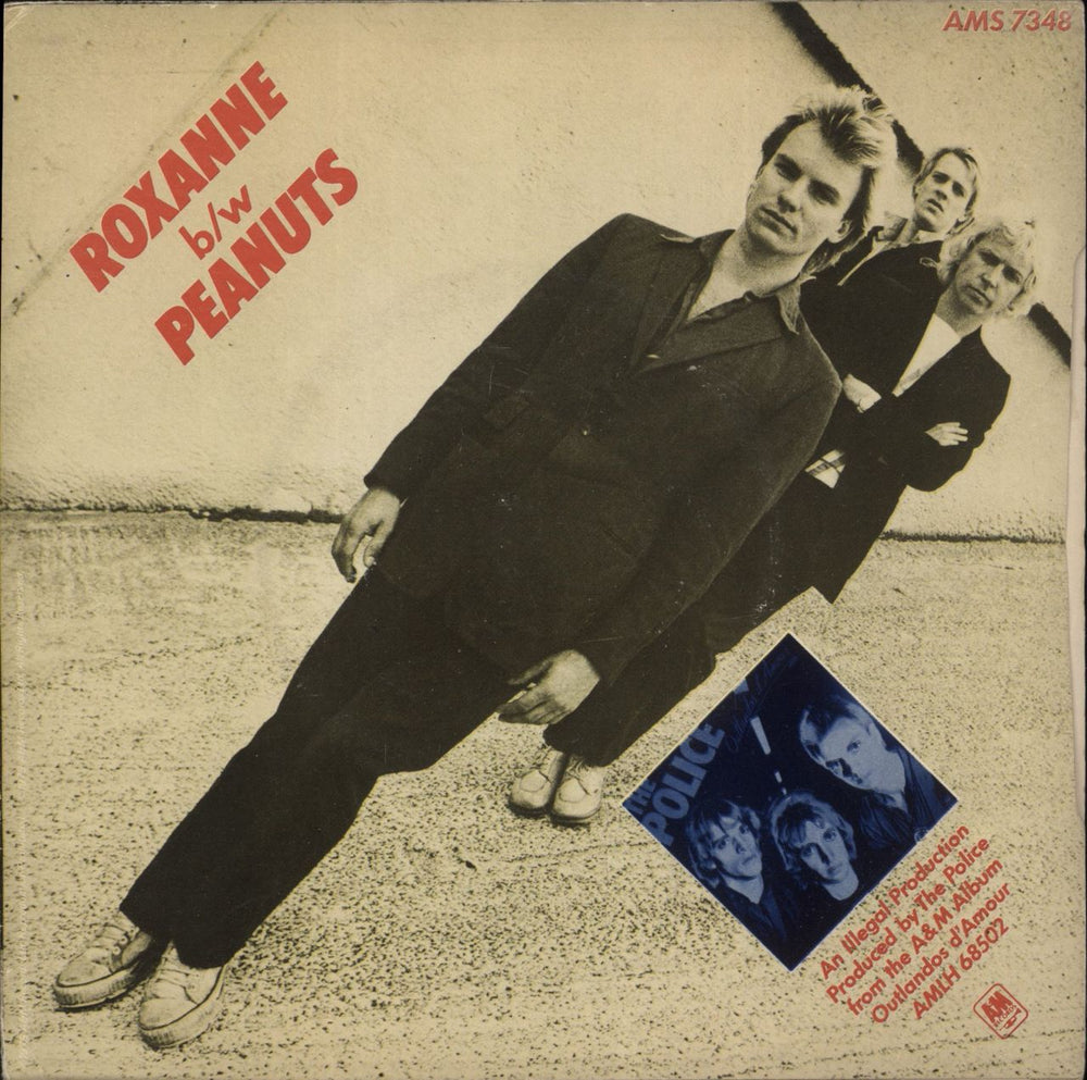 The Police Roxanne UK 7" vinyl single (7 inch record / 45)
