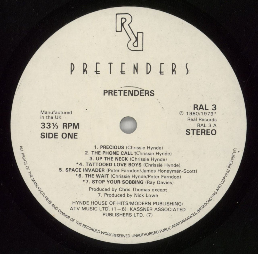 The Pretenders Pretenders - shrink UK vinyl LP album (LP record) PTNLPPR542422