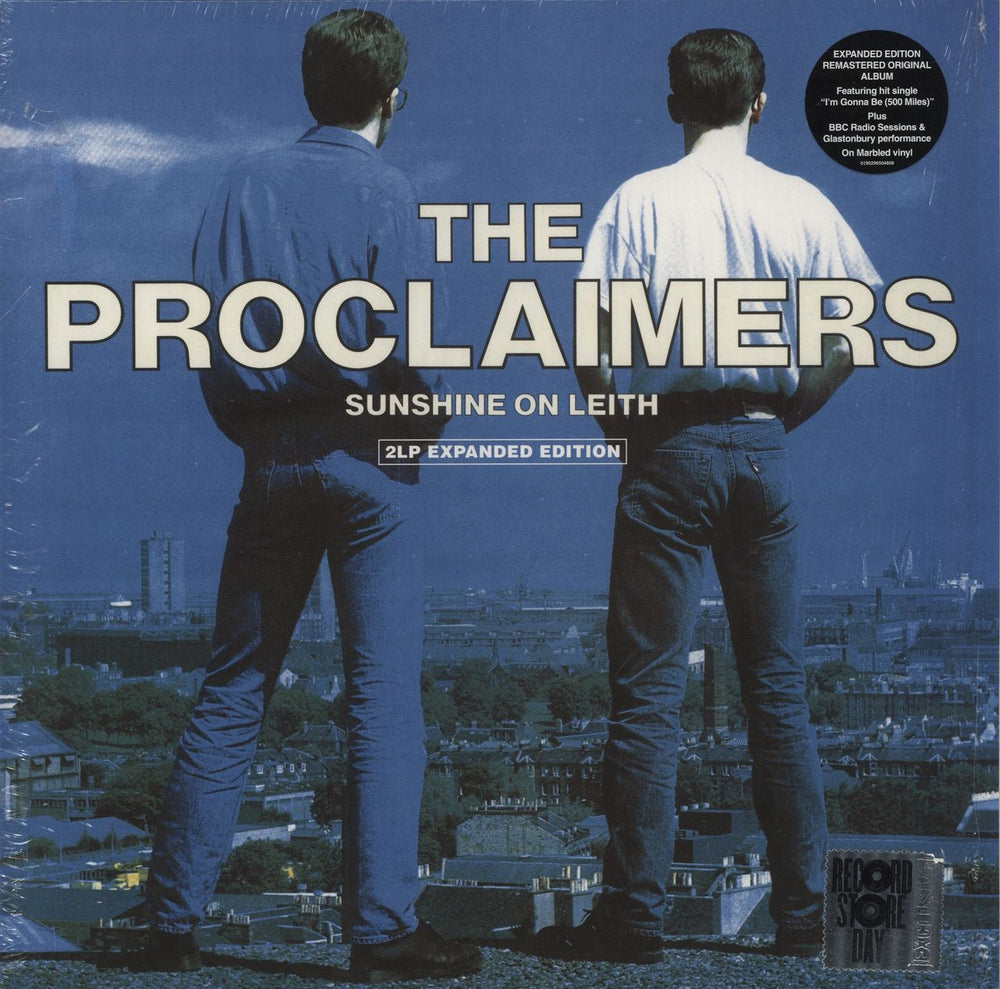 The Proclaimers Sunshine On Leith - RSD 2022 - Green Marbled Vinyl - Shrink UK 2-LP vinyl record set (Double LP Album) 0190296504808
