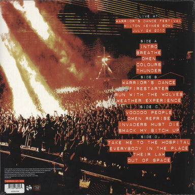 The Prodigy World's On Fire - Red Vinyl - Sealed UK 2-LP vinyl record set (Double LP Album) 711297880465