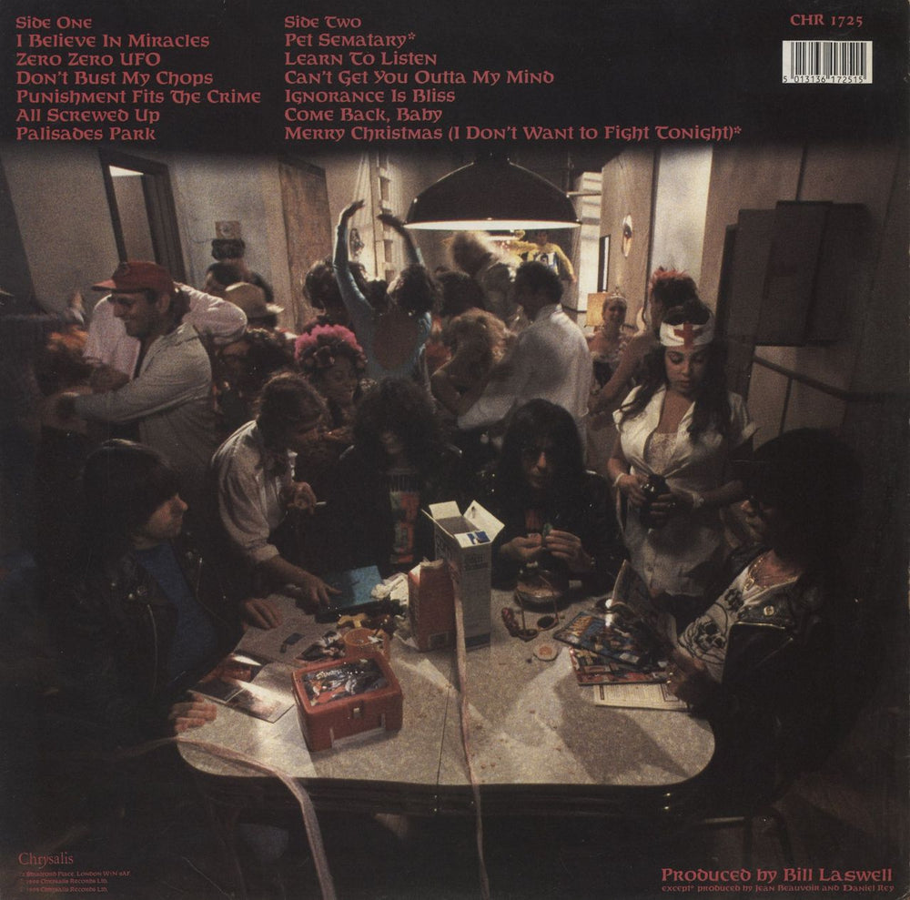 The Ramones Brain Drain - VG UK vinyl LP album (LP record) 5013136172515