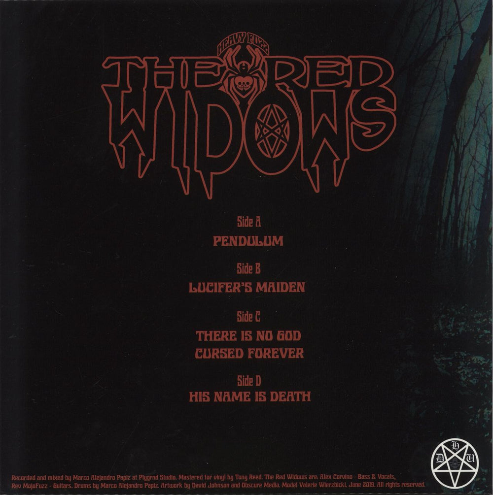 The Red Widows Fuzzifixion - Striped Beer and Black Vinyl Dutch 2-LP vinyl record set (Double LP Album)