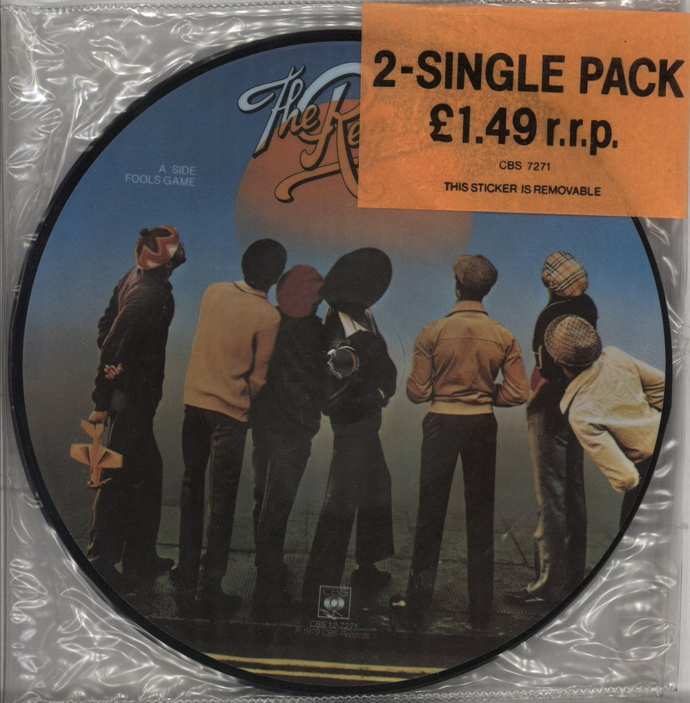 The Regulars Fools Game - Double pack - Hype Sticker UK 7" vinyl picture disc (7 inch picture disc single) CBS12-7271