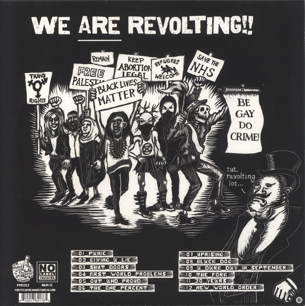 The Restarts Uprising US vinyl LP album (LP record) 810017641765