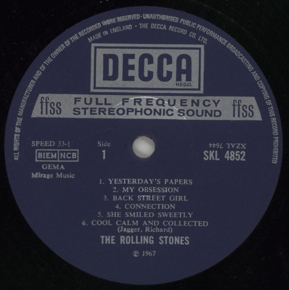 The Rolling Stones Between The Buttons - 3rd - VG+ UK vinyl LP album (LP record) ROLLPBE859400