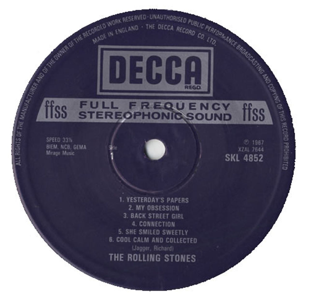 The Rolling Stones Between The Buttons - 4th - F/L UK vinyl LP album (LP record) ROLLPBE77844