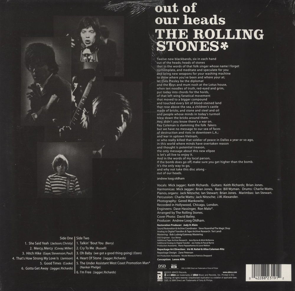 The Rolling Stones Out Of Our Heads - Sealed UK vinyl LP album (LP record) 042288231912