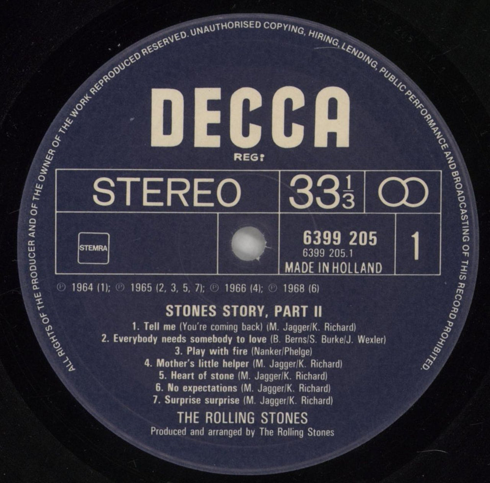 The Rolling Stones Stones Story 2 Dutch 2-LP vinyl record set (Double LP Album) ROL2LST83179