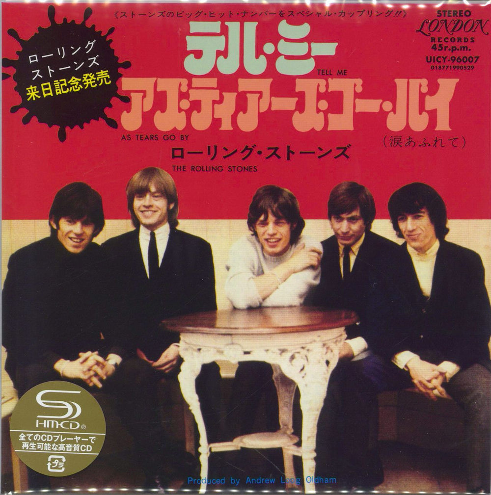 The Rolling Stones Tell Me / As Tears Go By Japanese SHM CD UICY-960007