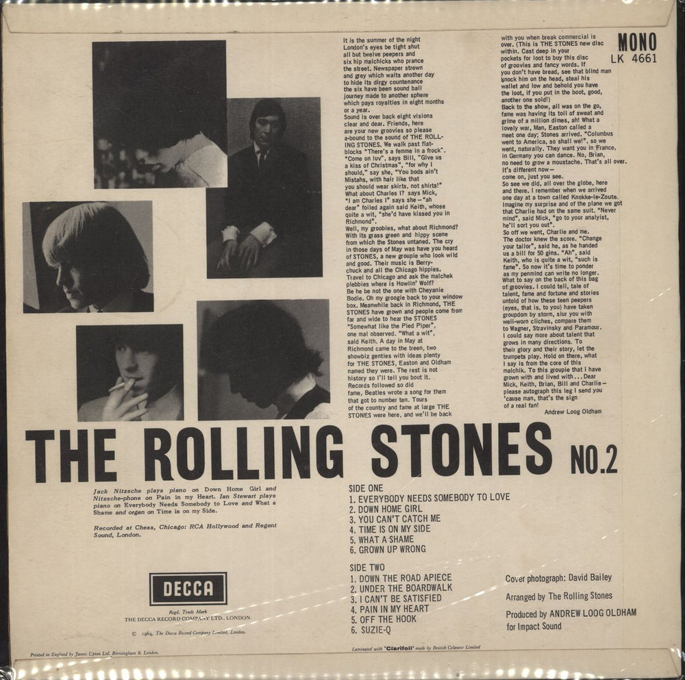 The Rolling Stones The Rolling Stones No. 2 - 2nd (b) - BM UK vinyl LP album (LP record)