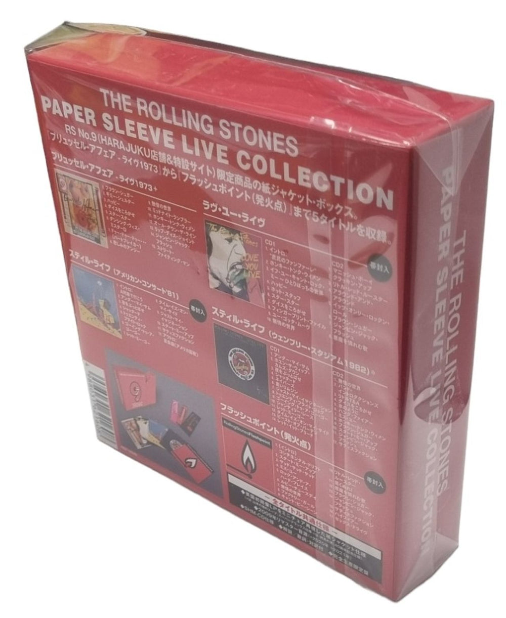 The Rolling Stones The Rolling Stones Paper Sleeve Live Collection - SHM-CD - Sealed Japanese CD Album Box Set ROLDXTH836640