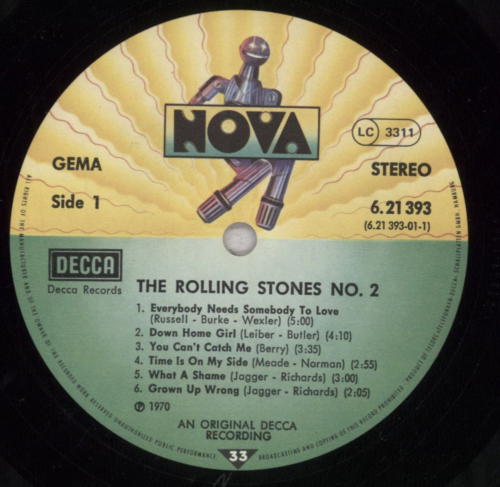 The Rolling Stones The Rolling Stones Vol. 2 - Nova Issue - EX German vinyl LP album (LP record) ROLLPTH843137