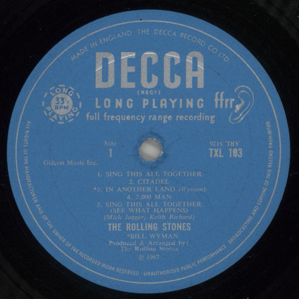 The Rolling Stones Their Satanic Majesties Request - 1st - G UK vinyl LP album (LP record) ROLLPTH698818