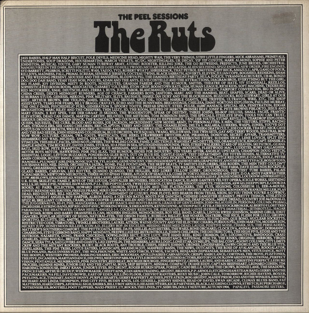 The Ruts The Peel Sessions - VG UK 12" vinyl single (12 inch record / Maxi-single) SFPS011