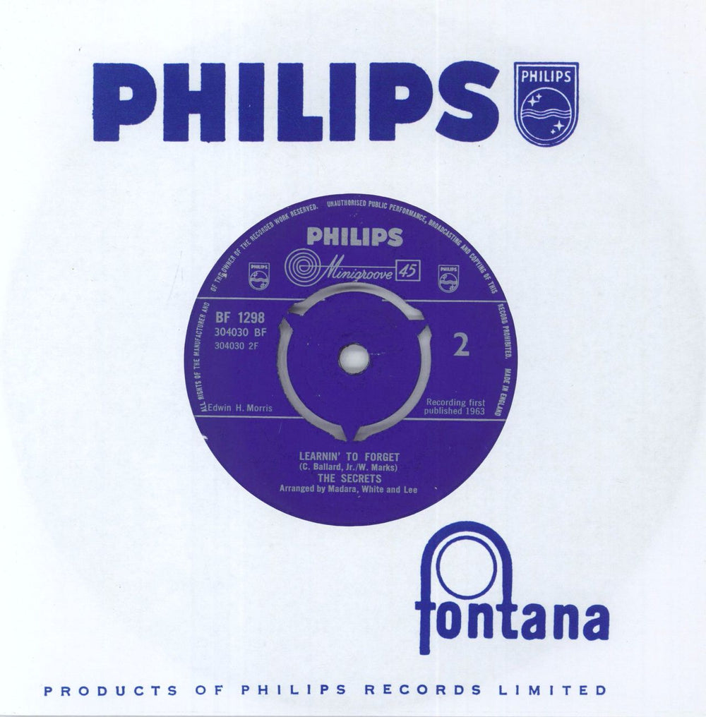 The Secrets The Boy Next Door UK Promo 7" vinyl single (7 inch record / 45) 7PE07TH849989