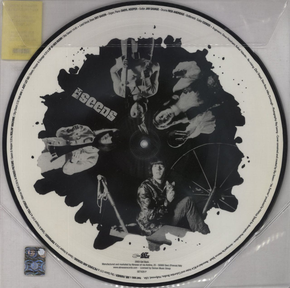 The Seeds A Web Of Sound Italian picture disc LP (vinyl picture disc album) 8013252766299