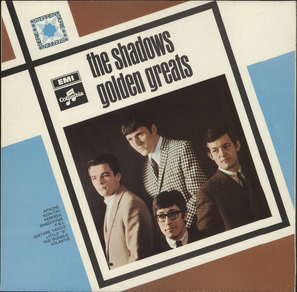 The Shadows Golden Greats - red label Dutch vinyl LP album (LP record) SHPX5014