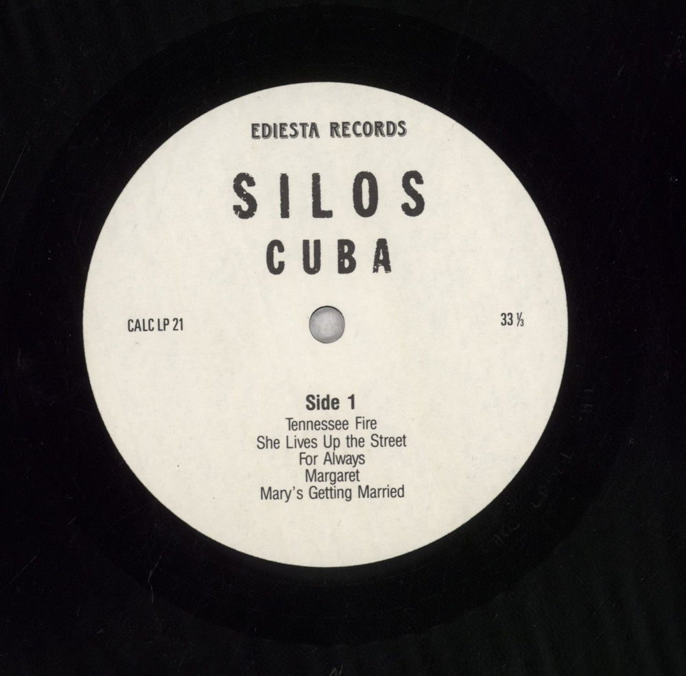 The Silos Cuba + Insert UK vinyl LP album (LP record)