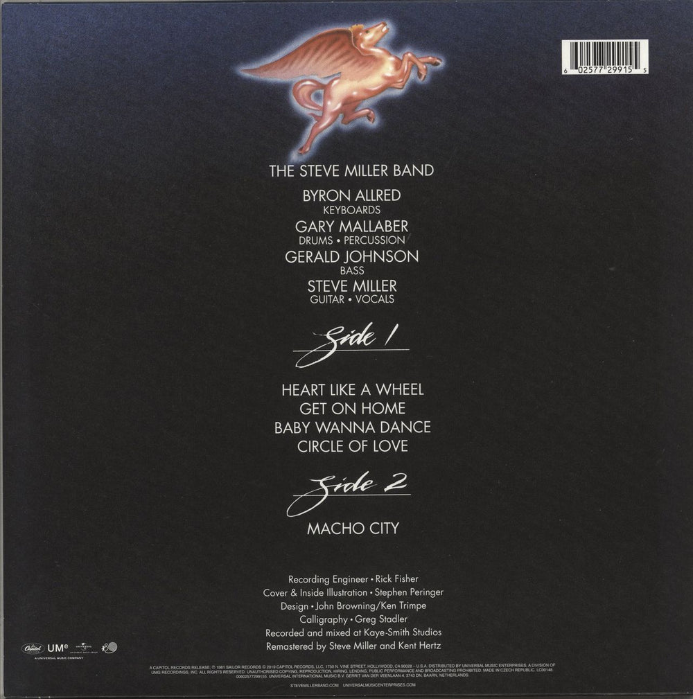 The Steve Miller Band Circle Of Love - 180gm UK vinyl LP album (LP record) 602577299155