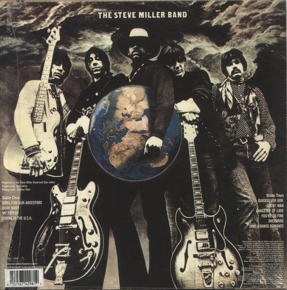 The Steve Miller Band Sailor - 180 Gram Blue Vinyl + Opened Shrink UK vinyl LP album (LP record) 602567429814
