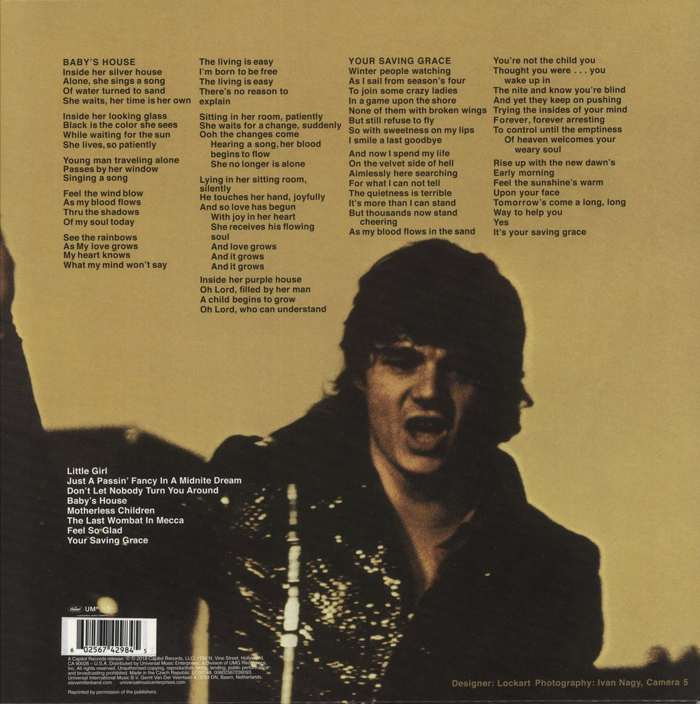 The Steve Miller Band Your Saving Grace - 180 Gram White Vinyl UK vinyl LP album (LP record) 602567429845