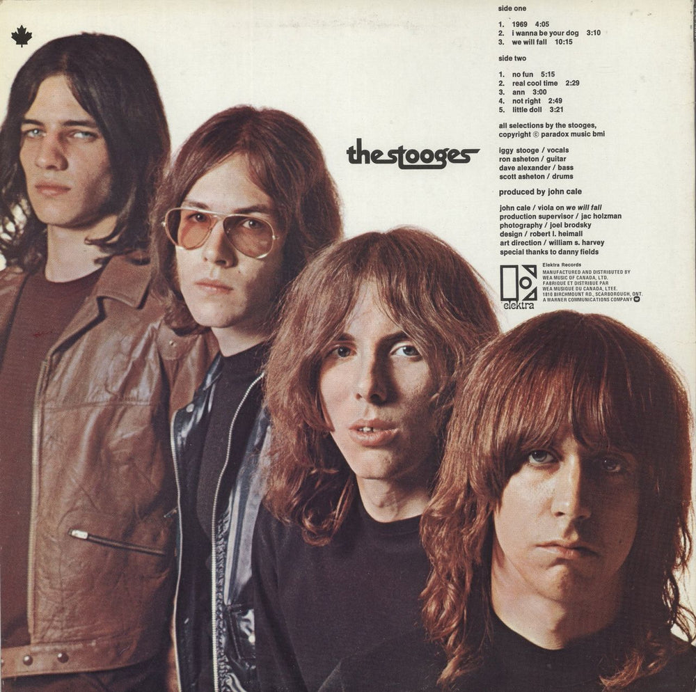 The Stooges The Stooges - Red Label Canadian vinyl LP album (LP record)