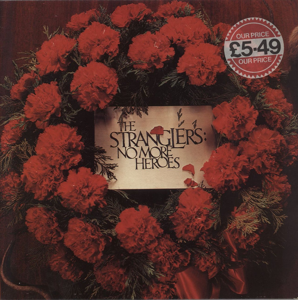 The Stranglers No More Heroes - 2nd UK vinyl LP album (LP record) UAG30200