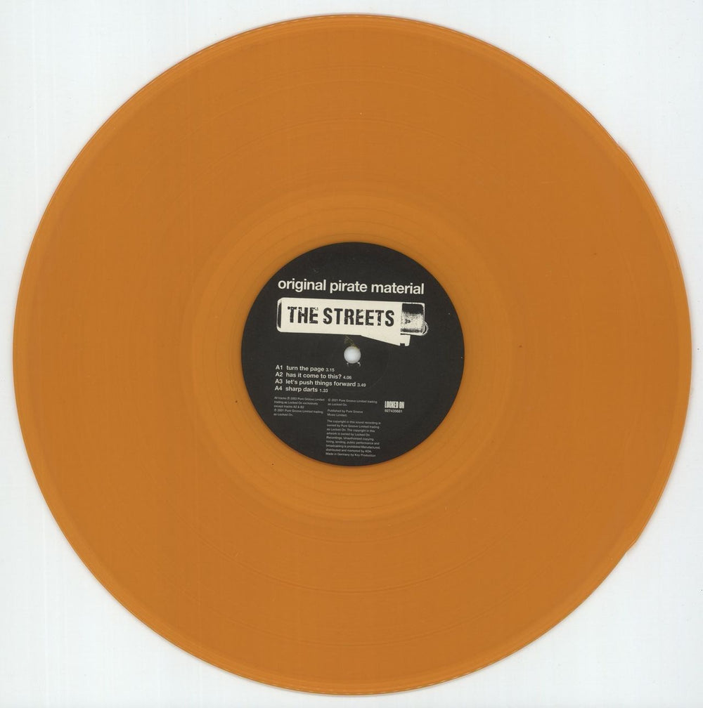The Streets Original Pirate Material - Burnt Orange Vinyl - Shrink UK 2-LP vinyl record set (Double LP Album) RET2LOR867227