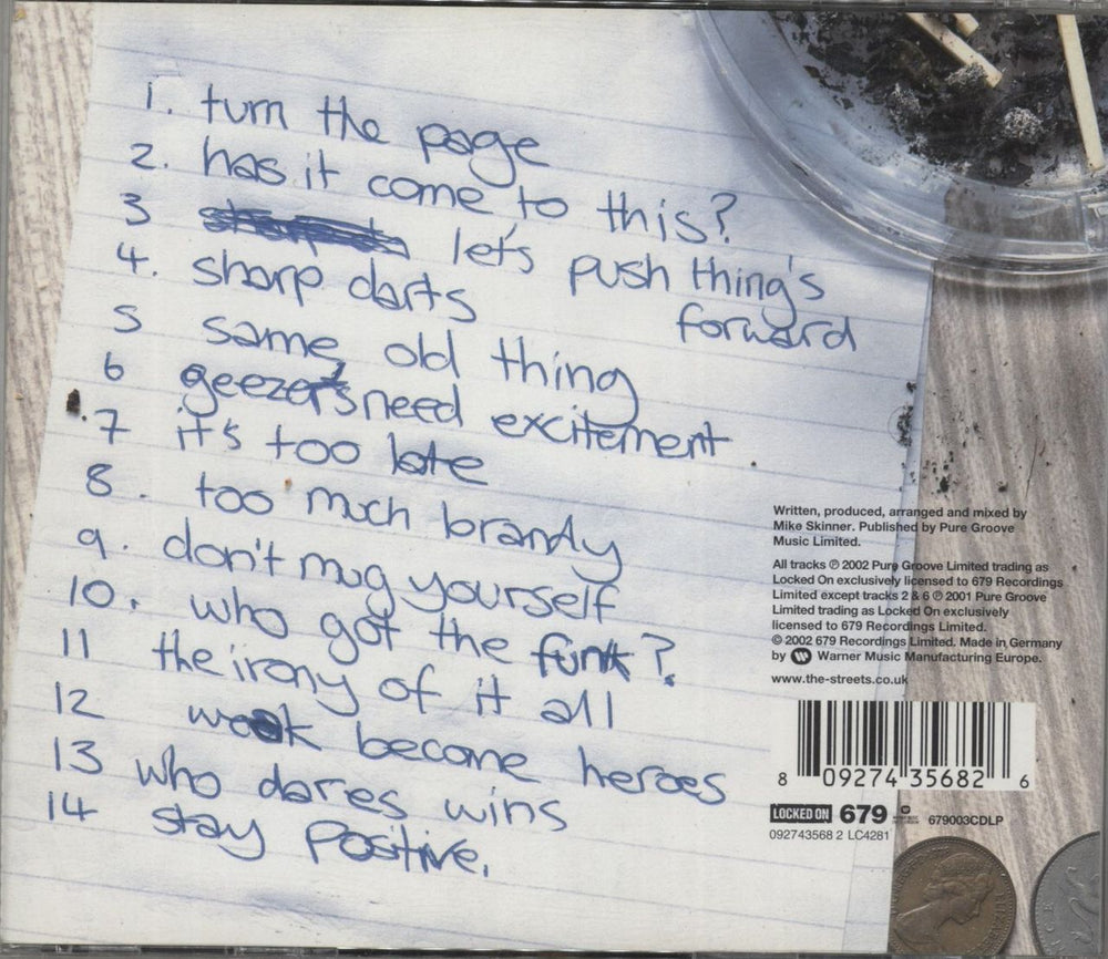 The Streets Original Pirate Material UK CD album (CDLP) 809274356826