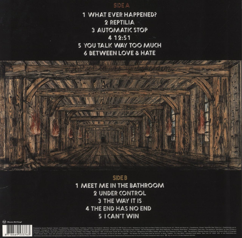 The Strokes Room On Fire - 180gm US vinyl LP album (LP record) 8718469533763