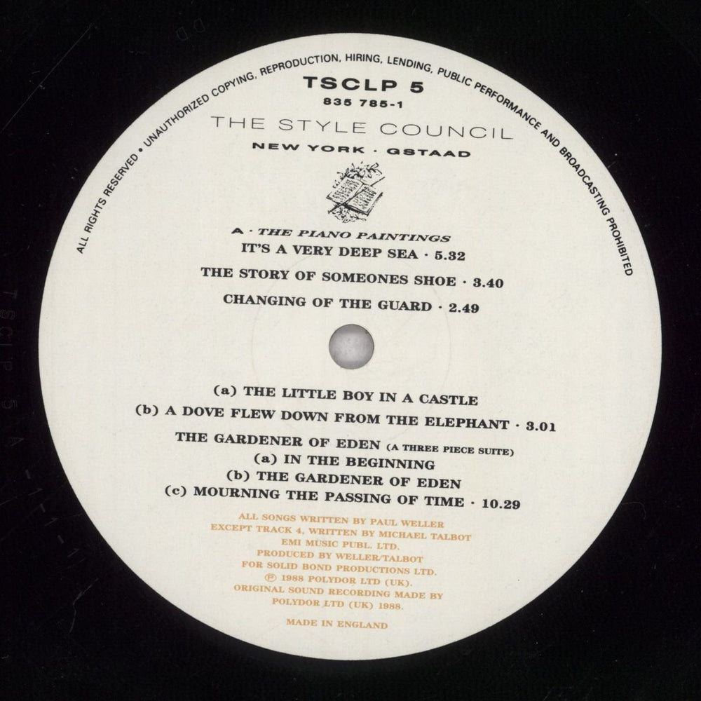 The Style Council Confessions Of A Pop Group - 1st + Insert - EX UK vinyl LP album (LP record) STYLPCO842292