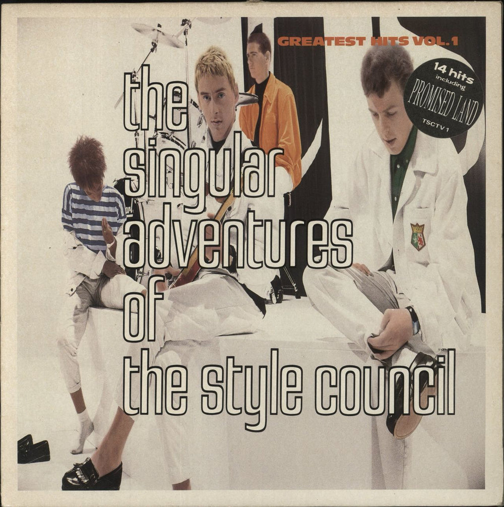 The Style Council The Singular Adventures Of The Style Council - Stickered - VG UK vinyl LP album (LP record) TSCTV1
