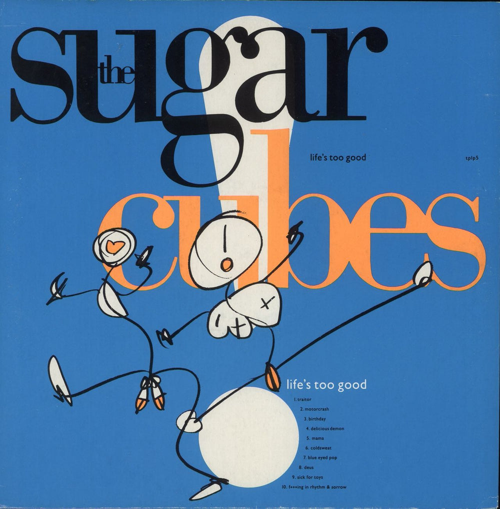 The Sugarcubes Life's Too Good Italian vinyl LP album (LP record) TPLP5