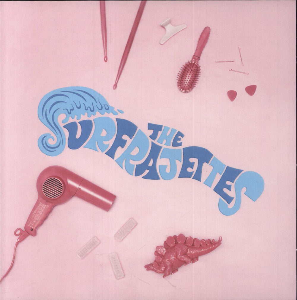 The Surfrajettes The Surfrajettes EP - Coral Blue Vinyl US 7" vinyl single (7 inch record / 45) HT-008