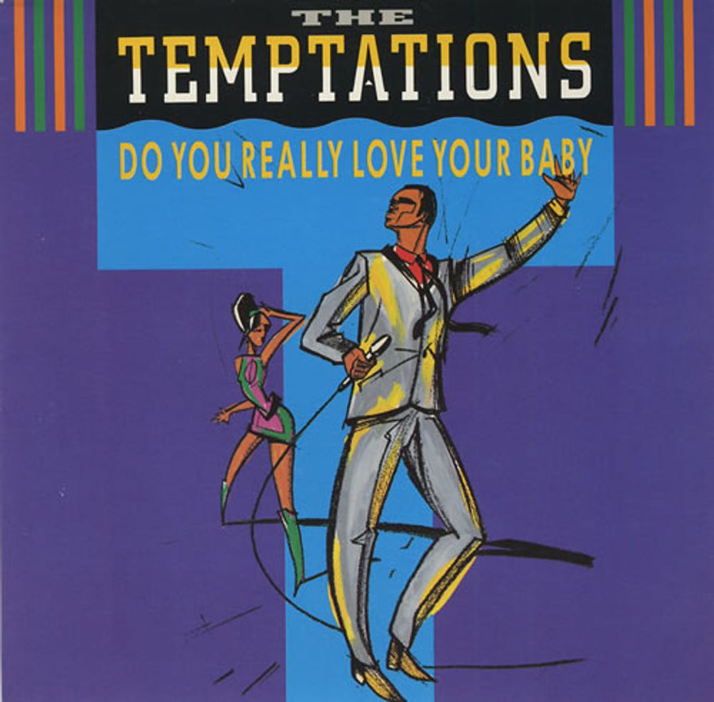 The Temptations Do You Really Love Your Baby UK 7" vinyl single (7 inch record / 45) ZB40453