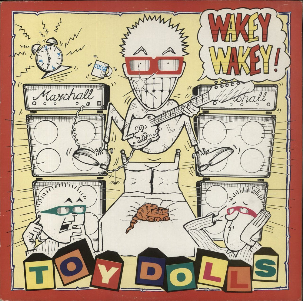 The Toy Dolls (70s) Wakey Wakey! UK vinyl LP album (LP record) RRLP119