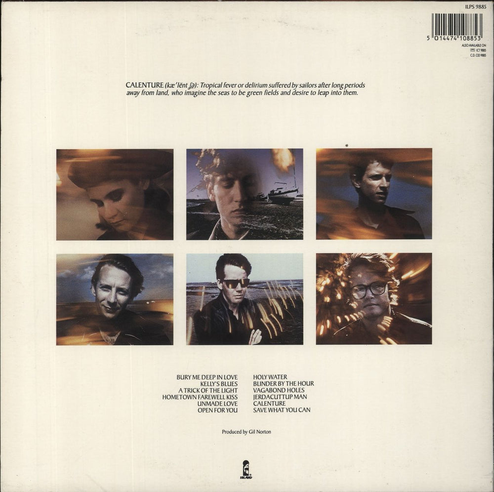 The Triffids (80s) Calenture UK vinyl LP album (LP record) 5014474108853