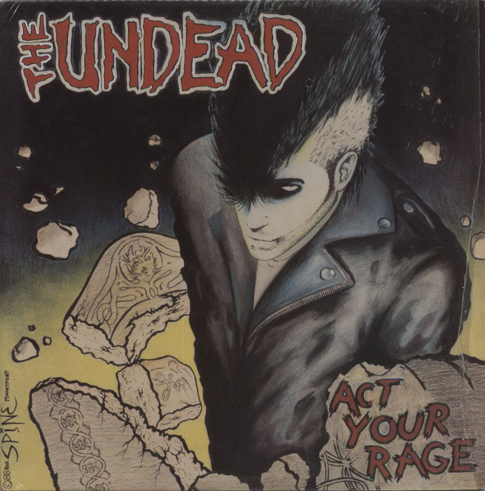The Undead Act Your Rage! US vinyl LP album (LP record) LP002