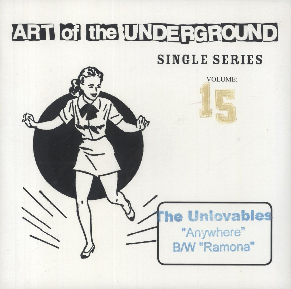 The Unlovables Art Of The Underground Single Series Volume 15 US 7" vinyl single (7 inch record / 45) AOTU-44