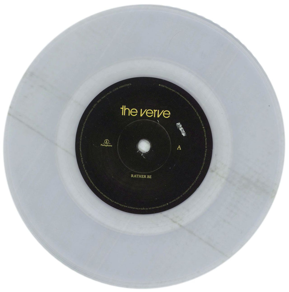 The Verve Rather Be - 1/2 - Clear Vinyl UK 7" vinyl single (7 inch record / 45) VVE07RA452793