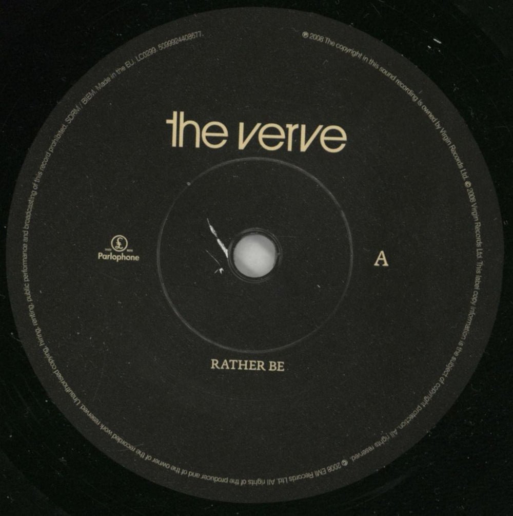The Verve Rather Be - 2/2 - Gatefold UK 7" vinyl single (7 inch record / 45) VVE07RA452796