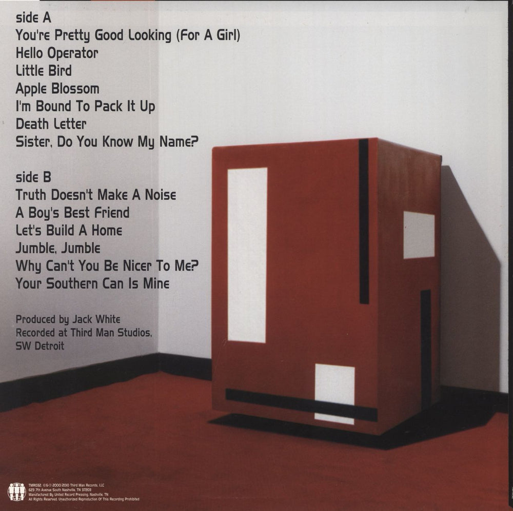 The White Stripes De Stijl - 180gm US vinyl LP album (LP record)